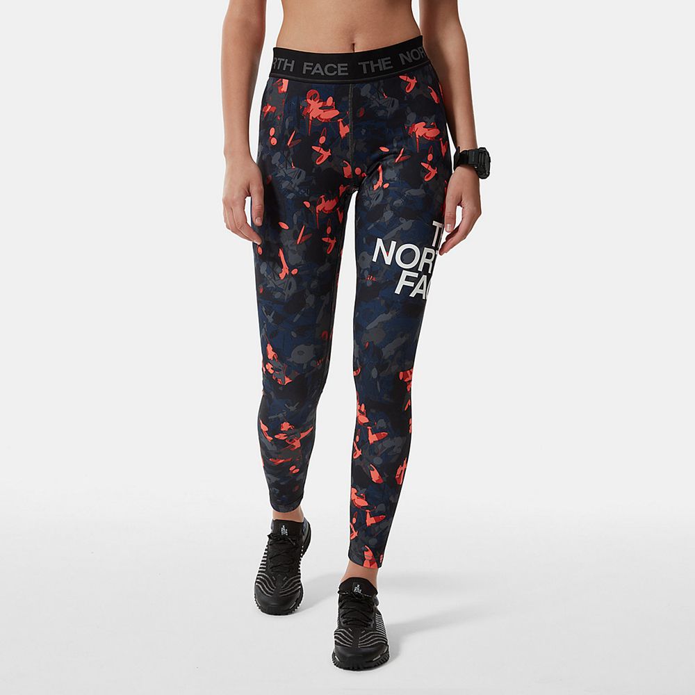 The North Face Leggings Womens Australia - The North Face Flex Mid Rise Orange Running & Training (A